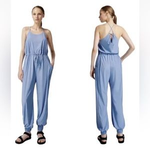 NWT $148 Sweaty Betty Karma Jumpsuit Size XS Blue